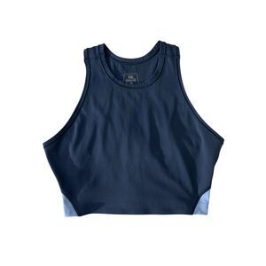 On Cloud Movement Crop Athletic Top Racerback in Blue Women's Size XS